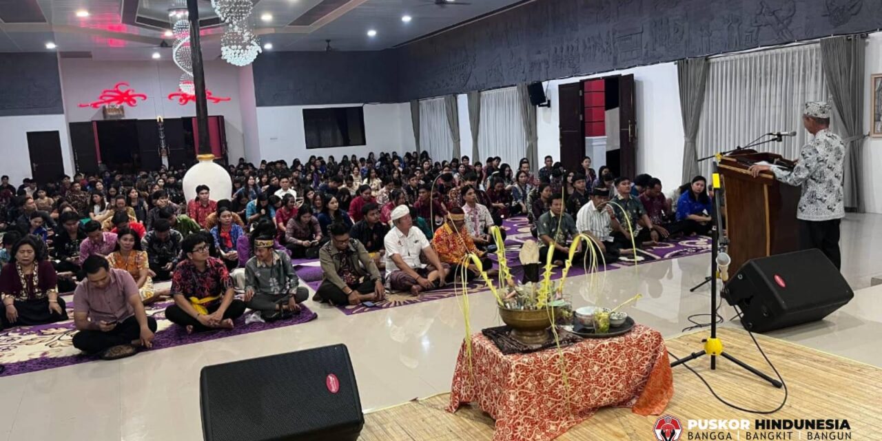 Dekornas Puskor Hindunesia Sampaikan Apresiasi bagi Tokoh dan Umat Hindu di Bumi Kaharingan