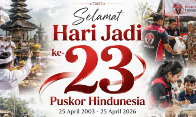 23 Tahun Puskor Hindunesia: Menjaga Nyala Dharma dalam Kesederhanaan dan Kebersamaan