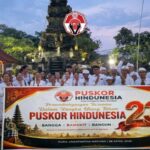 Rayakan HUT ke-23, Puskor Hindunesia NTB Gelar Persembahyangan Bersama di Pura Jagatnatha Mayura