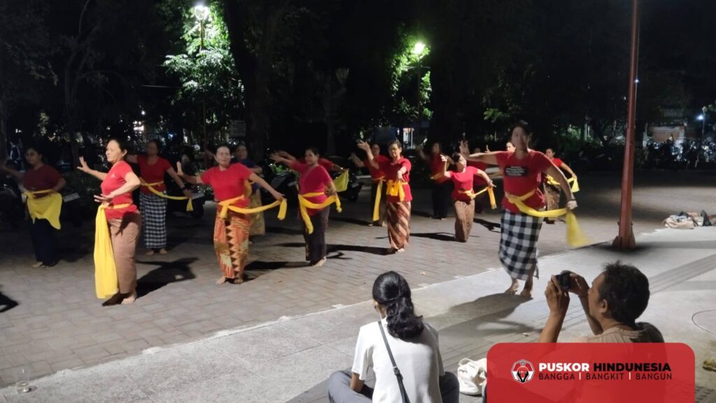 Tari Legong Ratu Niang Sakti Rutin Dilatik Sekaa Tari Puskor Hindunesia