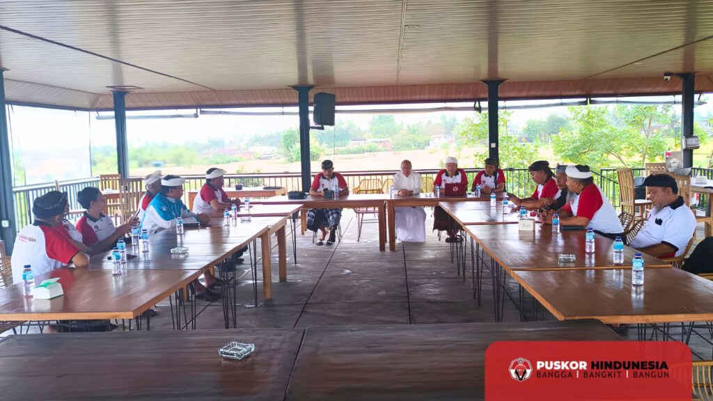 Kegiatan sima krama antara Panitia, Dekorwil Bali, dan tokoh masyarakat Jero Kubayan Bayad