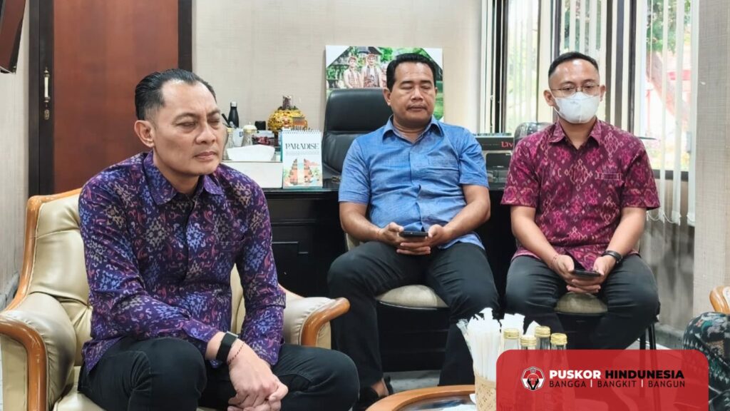 General Manager ITDC didampingi Tim Humas Beliau menerima Audensi Puskor Hindunesia