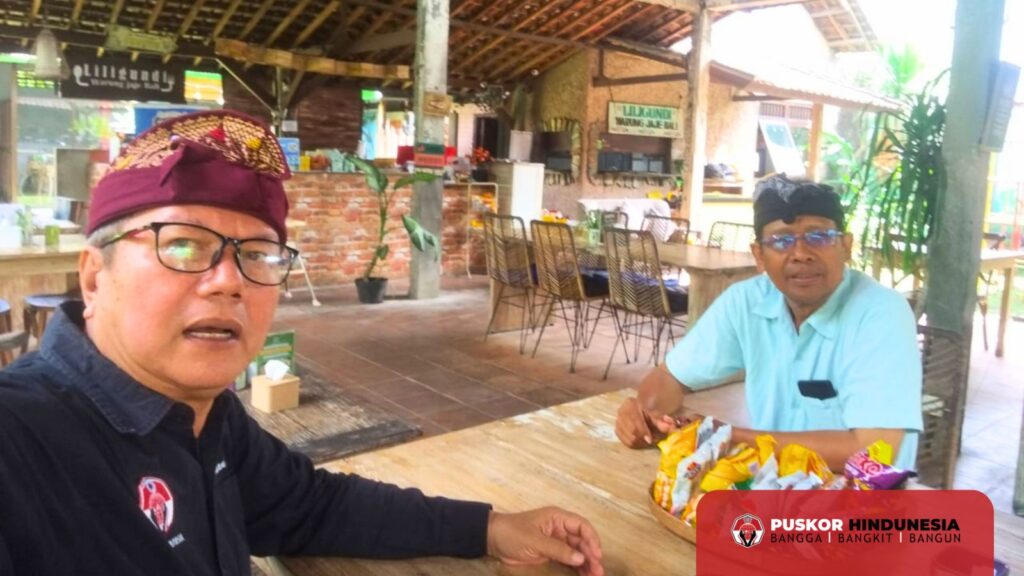 Ketum Dekornas Puskor Hindunesia Ngobrol Santai Bersama Relawan Dharma