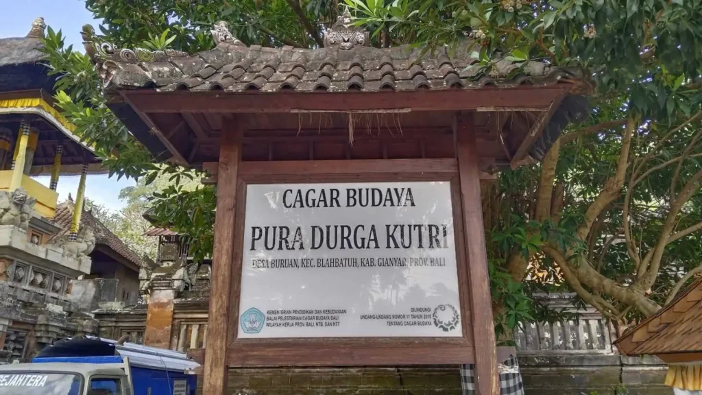Cagar Budaya Pura Durga Kutri