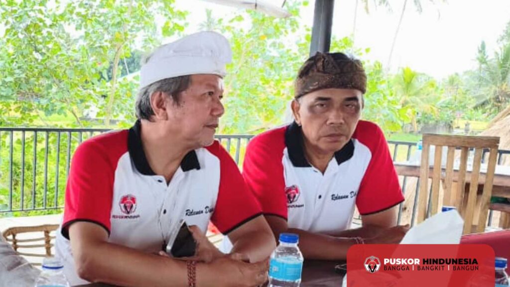 DR (HC) Ida Bagus K Susena - Didampingi Bendahara Umum Ir Putu Gede Siarta SH