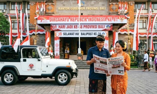 Dekornas Puskor Hindunesia Ucapkan Dirgahayu RI Ke-81, HUT BaliPost Ke-78, dan Hari Jadi Bali Ke-68