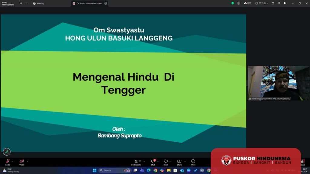 Presentasi Bambang Suprapto Mengenal Hindu Di Tengger