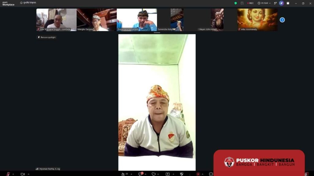 I Nyoman Partha SAg Kintamani - Peserta Kelas Belajar Aksara Bali Kuno