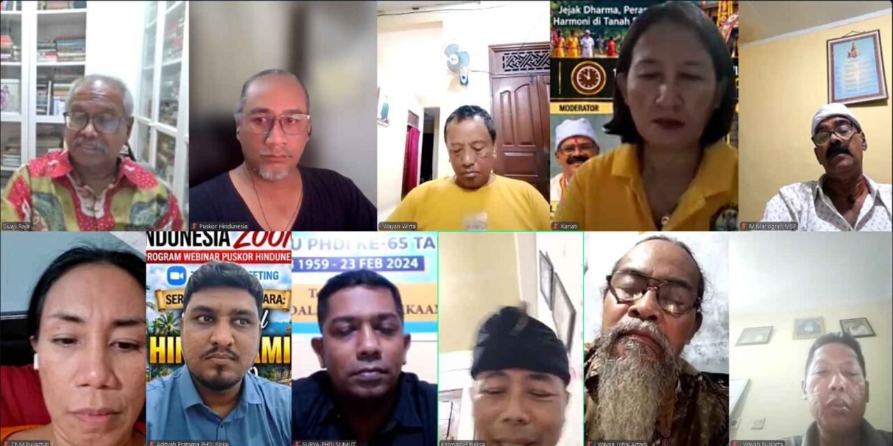 Dialog Kritis Hindunesia Zoom: Kekuatan Tradisi dan Konsep Ketuhanan Hindu Tamil di Nusantara