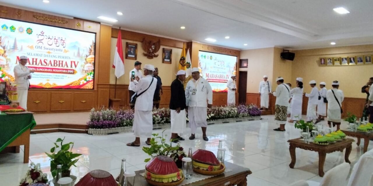 Mahasabha IV PSN: Momentum Puskor Hindunesia Kawal Kesejahteraan dan Martabat Ujung Tombak Pelayan Dharma