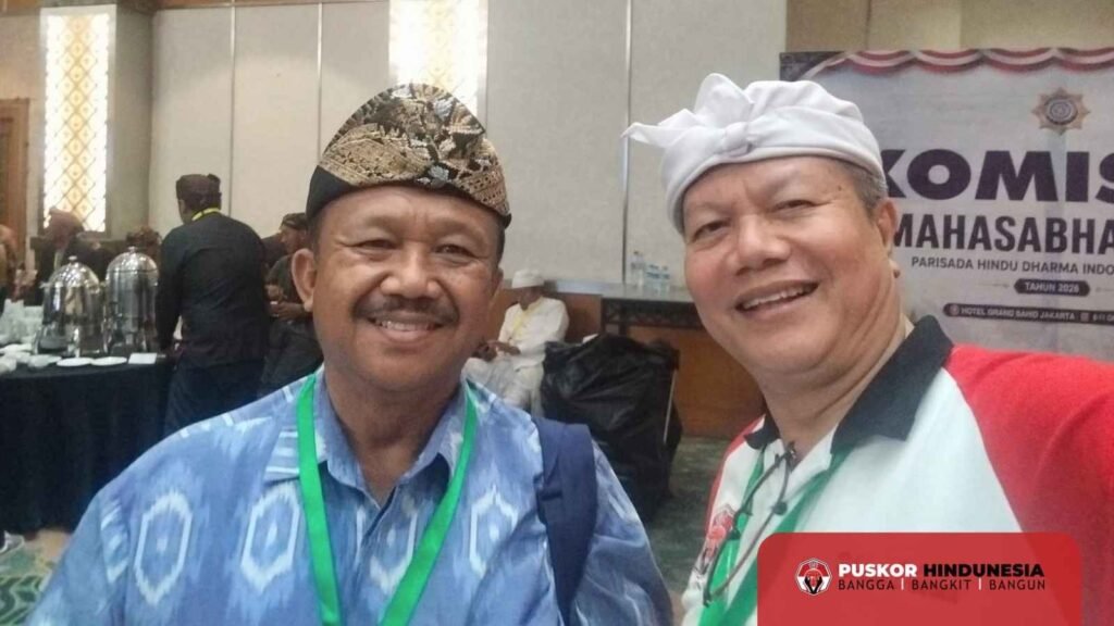 Ketum Dekornas Puskor bersama Tokoh Hindu Nasional Bapak Made Susila