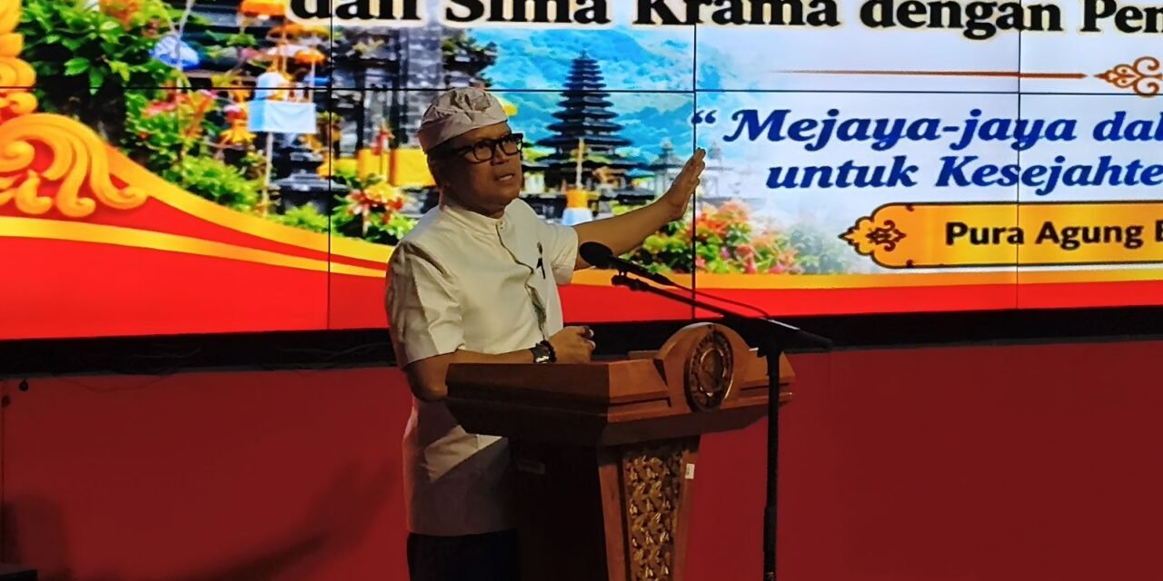 Pesan Tegas Ketua Pengurus Harian PHDI di Besakih: Dari Rekonsiliasi hingga Peluang Emas Generasi Muda