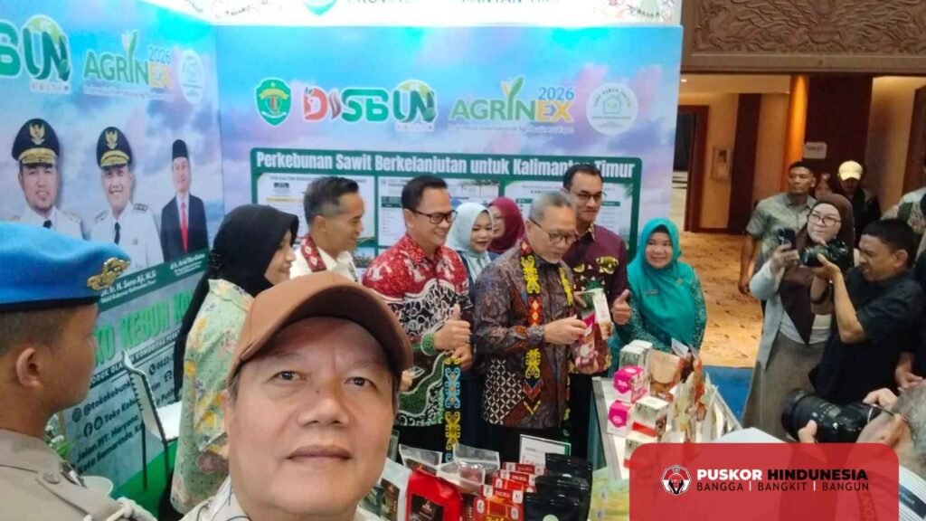 Menko Pangan RI Mengunjungi Booth Perkebunan Sawit berkelanjutan Kalimantan Timur