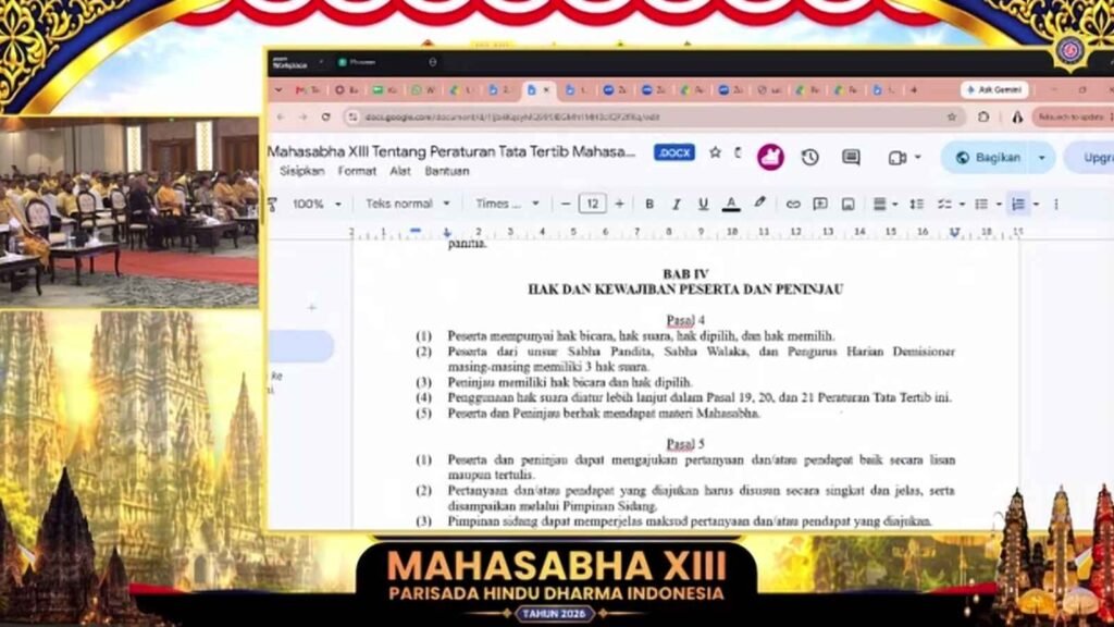 Pasal III dan Pasal IV Yang Menjadi Pusat Kritisi Peserta Mahasabha