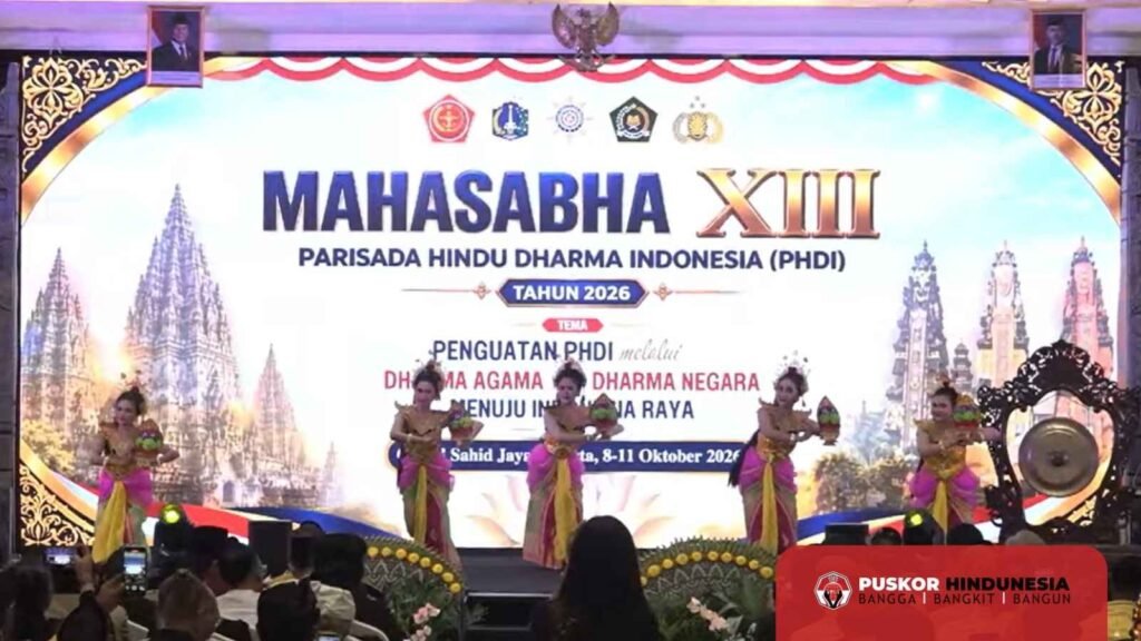 Persembahan Tari Tamansari Di Pembukaan Mahasabha PHDI XIII