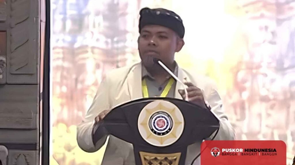 Perwakilan dari Organisasi KMHDI Menyampaikan Tanggapannya