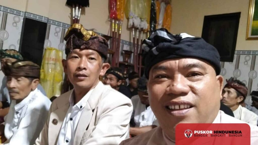 Relawan Dharma Mas Yuliono Berkegiatan Ditengah Umat Hindu di Sidomulyo