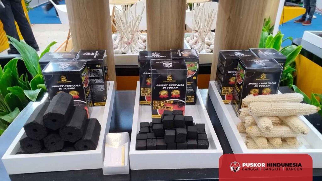 Salah Satu Produk Briket Pertama Di Tuban Yang Dipamerkan