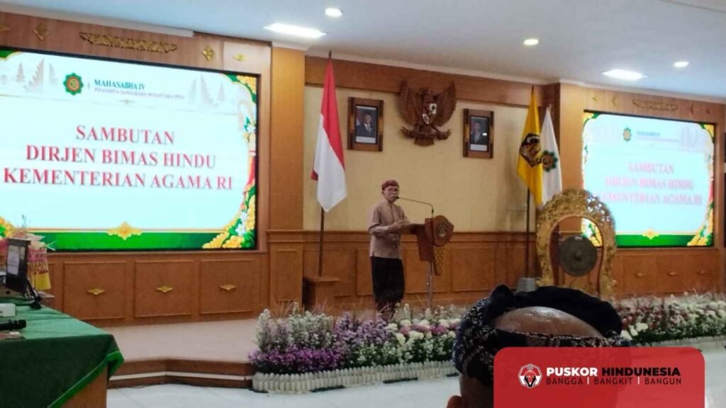 Sambutan Dari Dirjen Bimas Hindu Kementrian Agama RI - Prof Dr Drs I Nengah Duija MSi