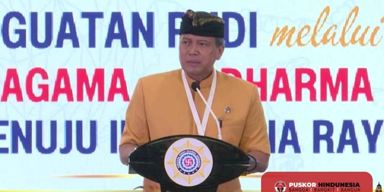 Sambutan Penutupan Mahasabha XIII: Letjen TNI I Nyoman Cantiasa Gaungkan Visi Rumah Besar Hindu Nusantara