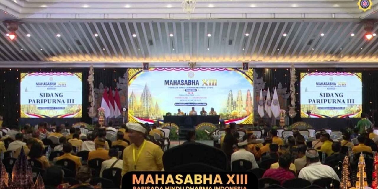 Puncak Mahasabha XIII: Sidang Sempat Di-skors Menanti Formatur, Tiga Pilar Pimpinan Akhirnya Dikukuhkan
